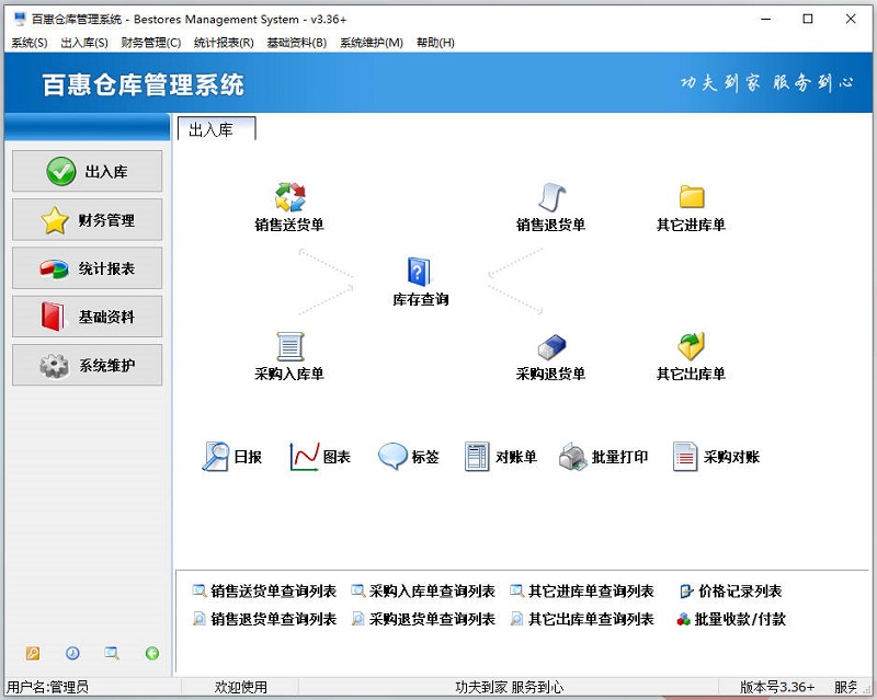 医药仓库出入库管理系统